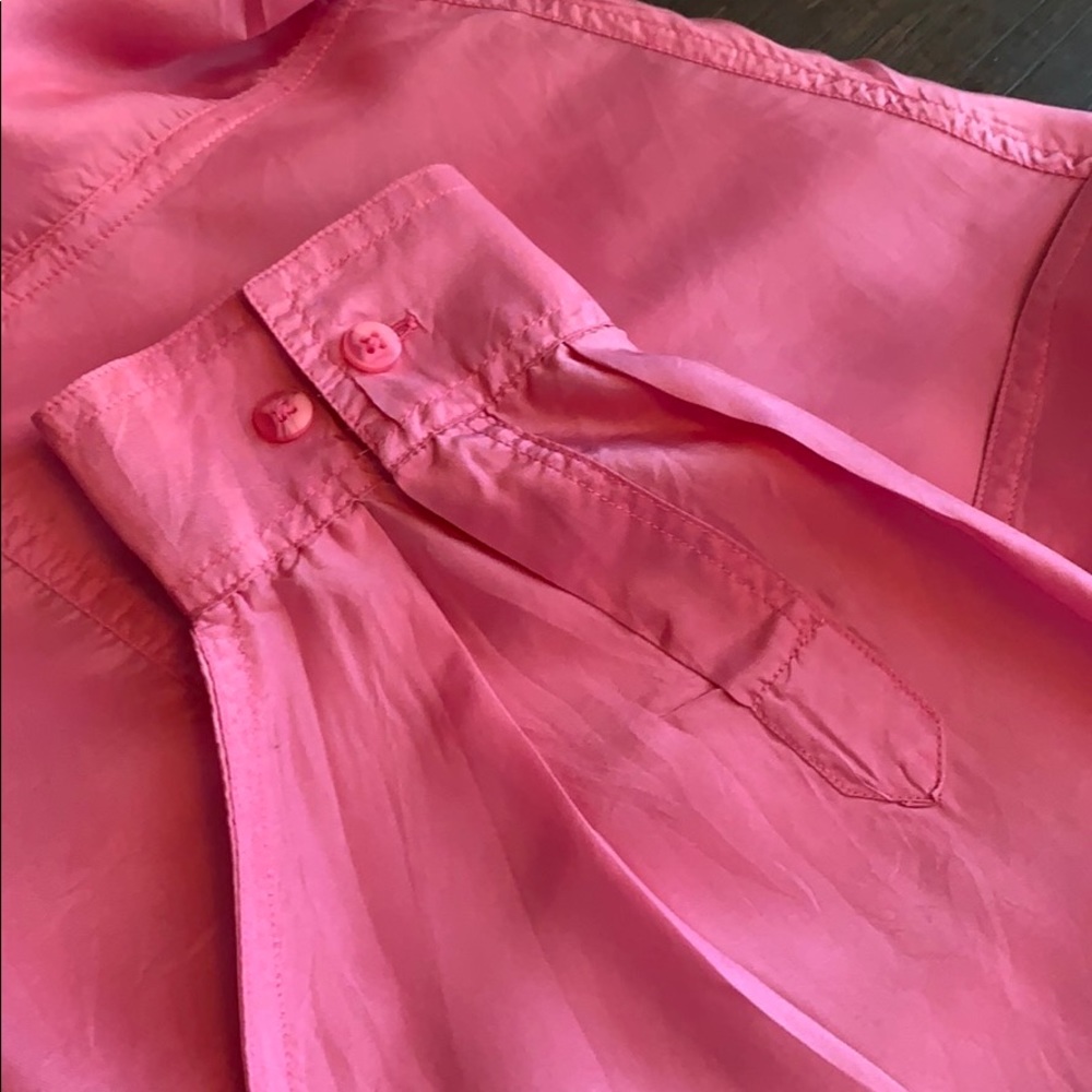 The Limited 100% Silk Button-Down Shirt For Women - Picture 4 of 8